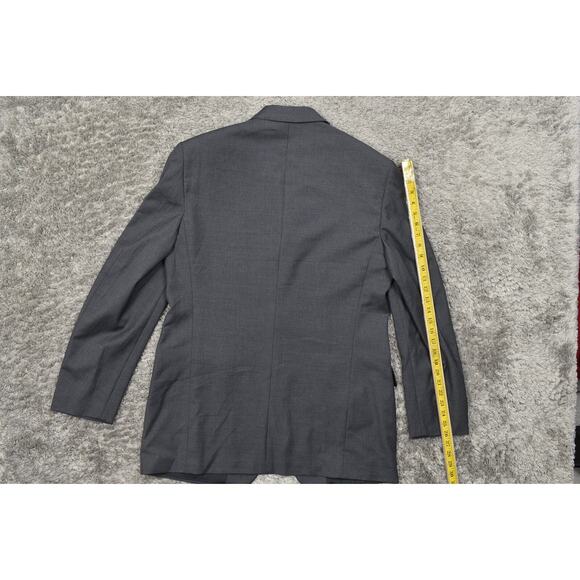 Versace Versus Men's Gray Virgin Wool Blazer Size 40/54 3 Button Made in Italy - Picture 11 of 11